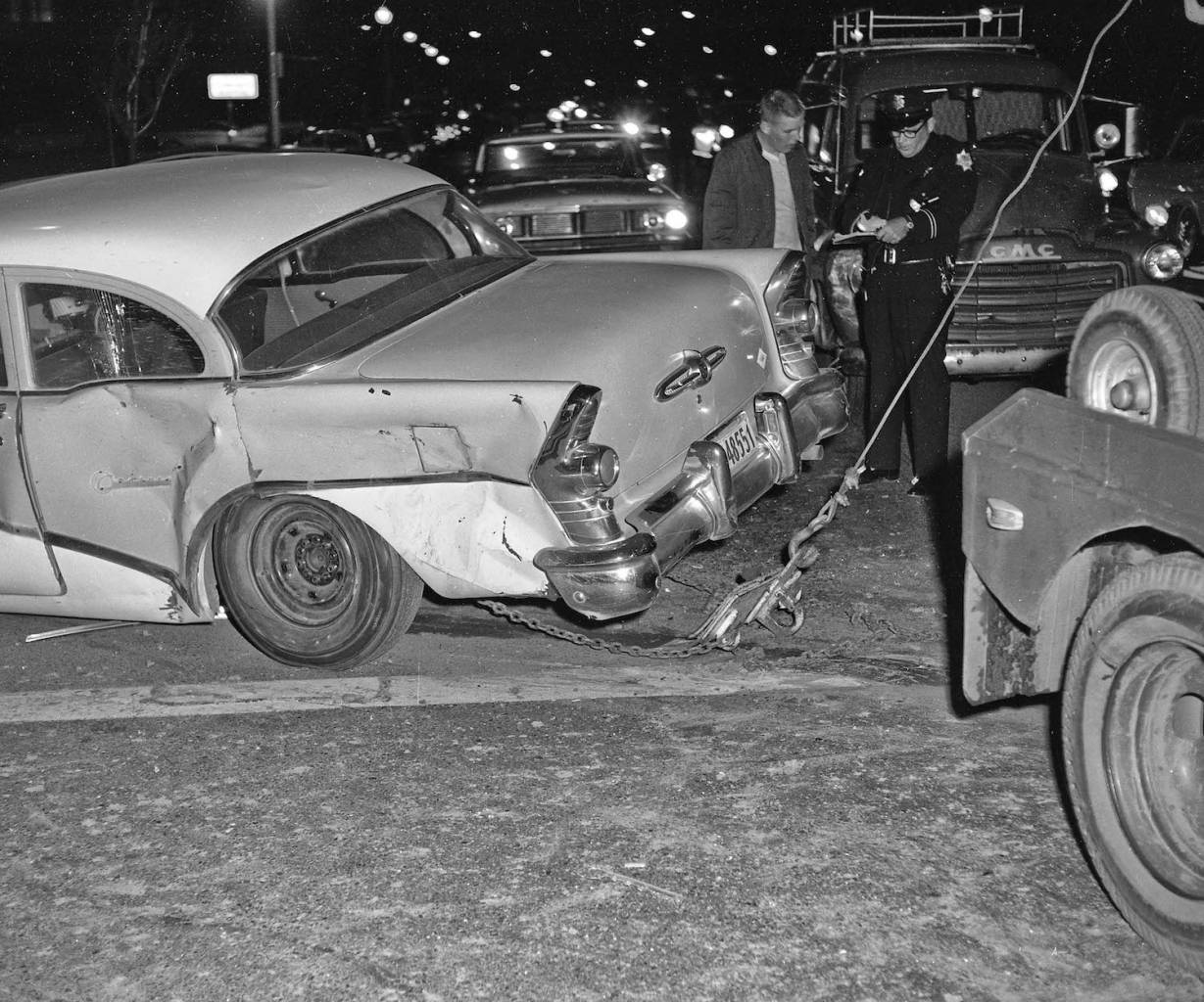 Fresno accidents automobilems cars 1960s California