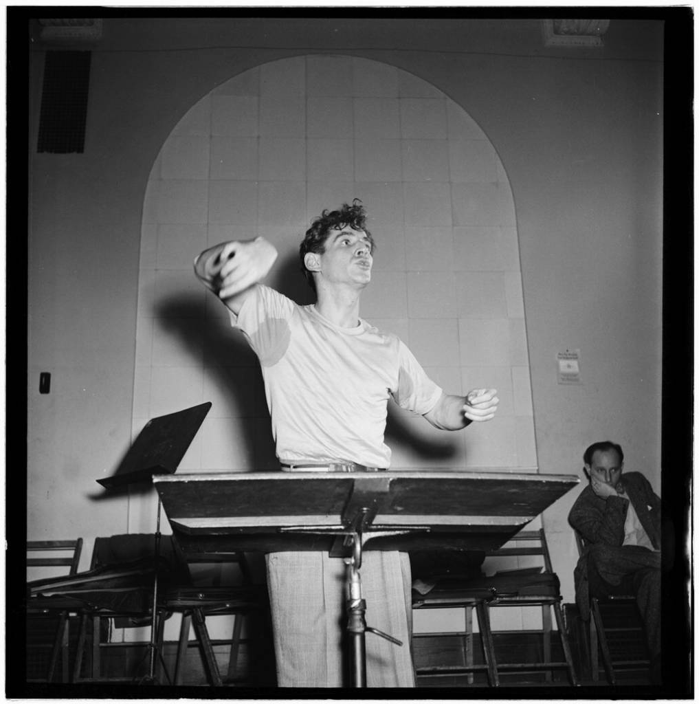 Portrait of Leonard Bernstein, Carnegie Hall, New York, N.Y., between 1946 and 1948