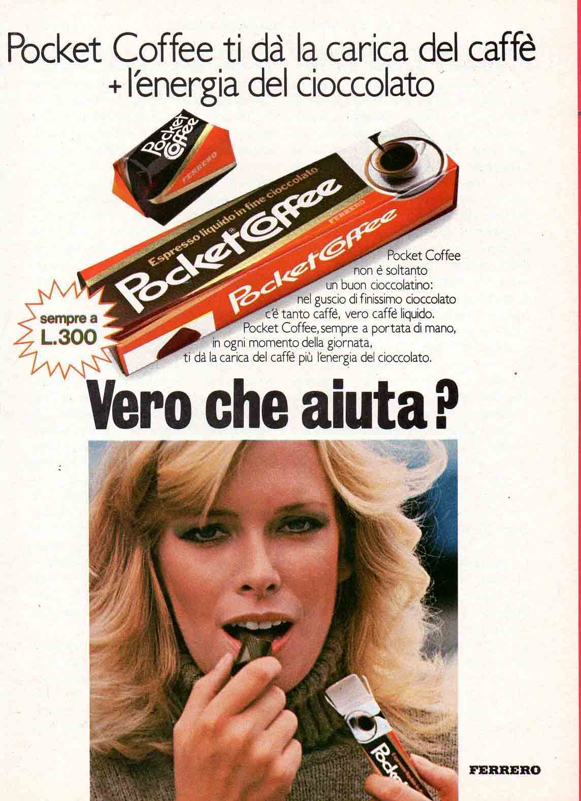 Posters - # POCKET COFFEE FERRERO 1960s Advert Pubblicità