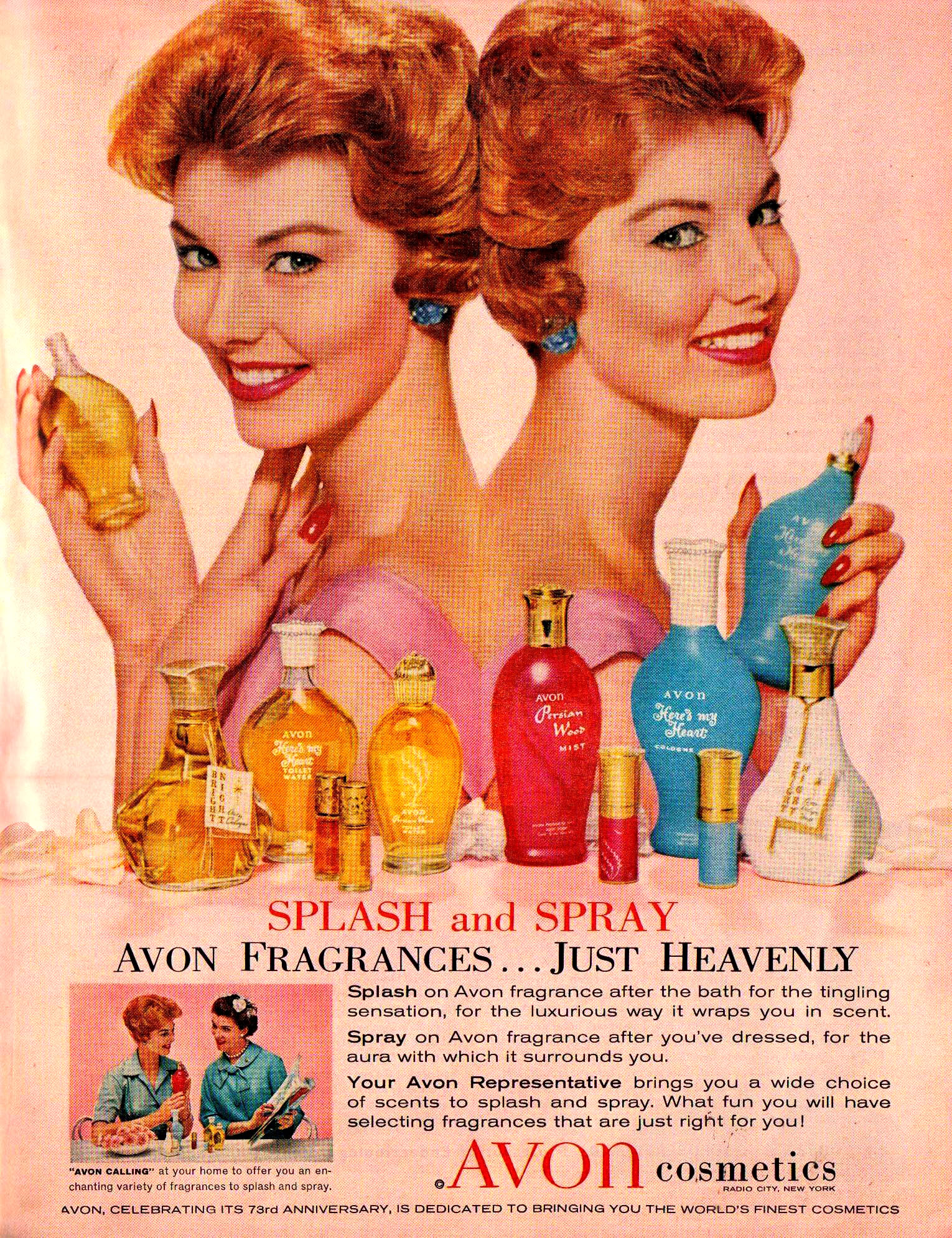 1959 perfume ad