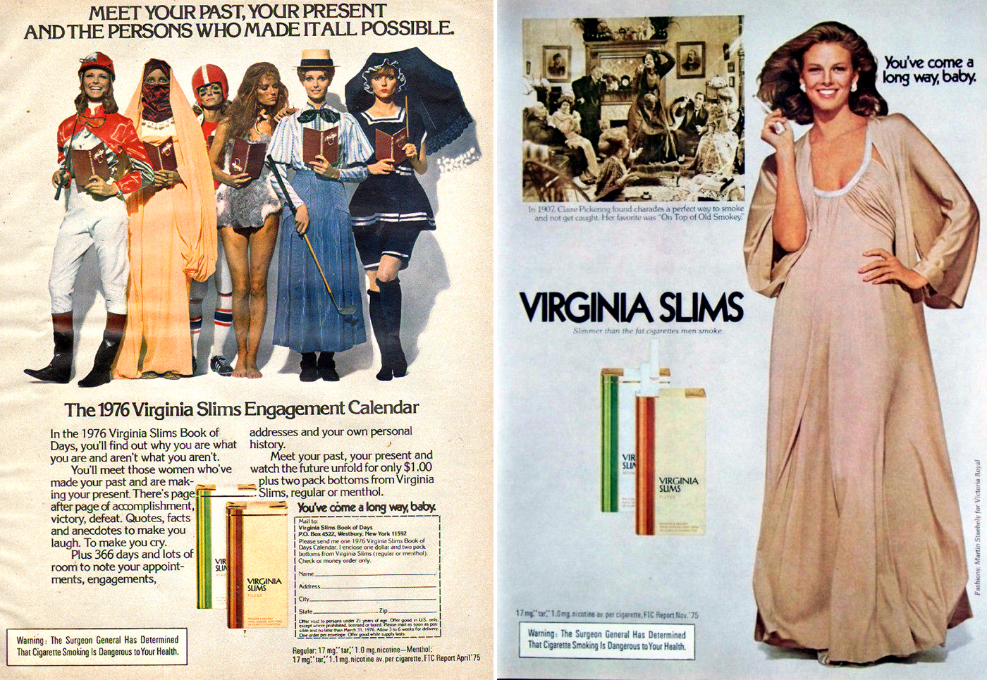 1976 virginia slims ad