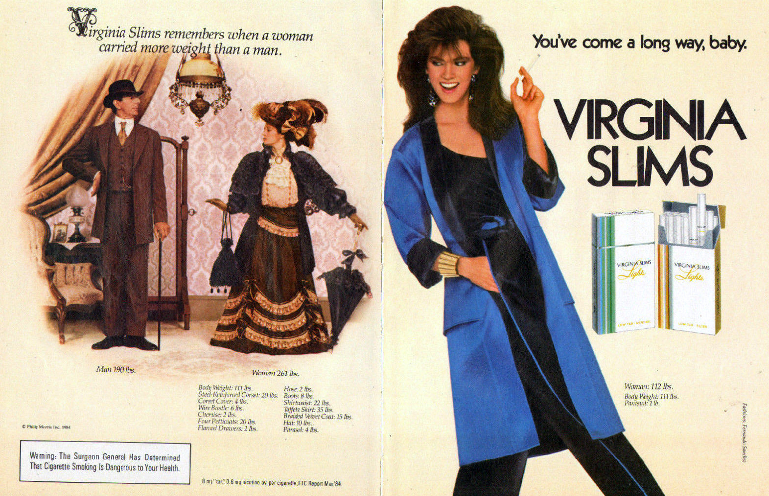 1984 virginia slims ad