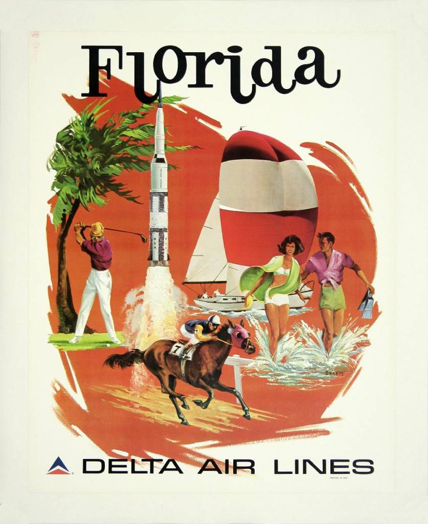 American travel poster