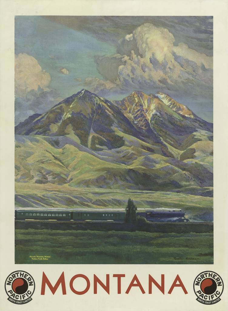 US American travel poster