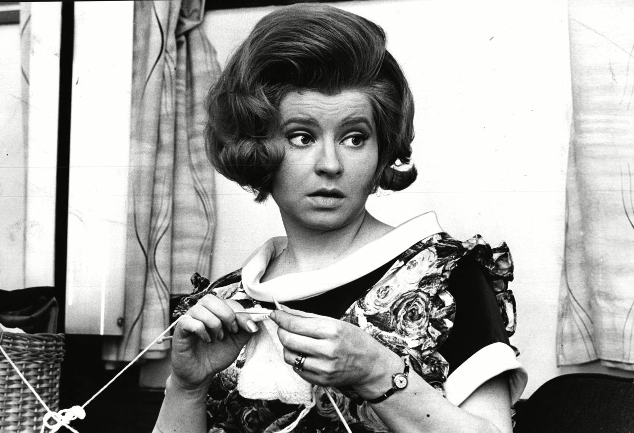 Actress Prunella Scales As Kate Starling In TV's 'Marriage Lines'. March 30, 1956