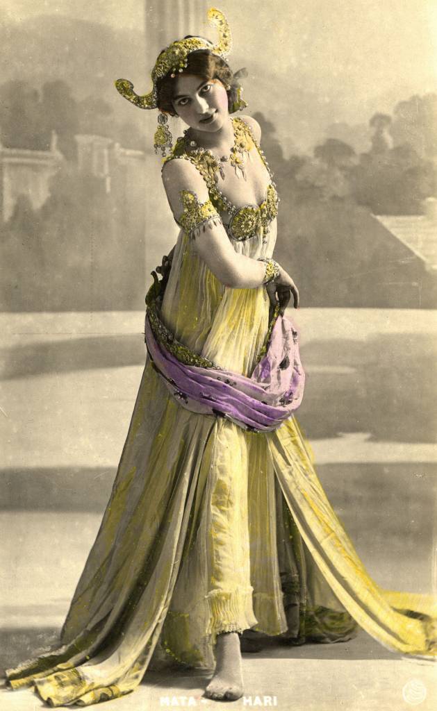 Mata Hari, colored photograph, 1899