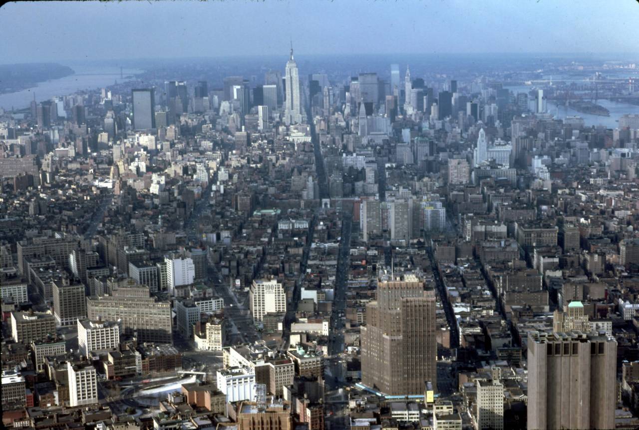 New York from WTC 1979