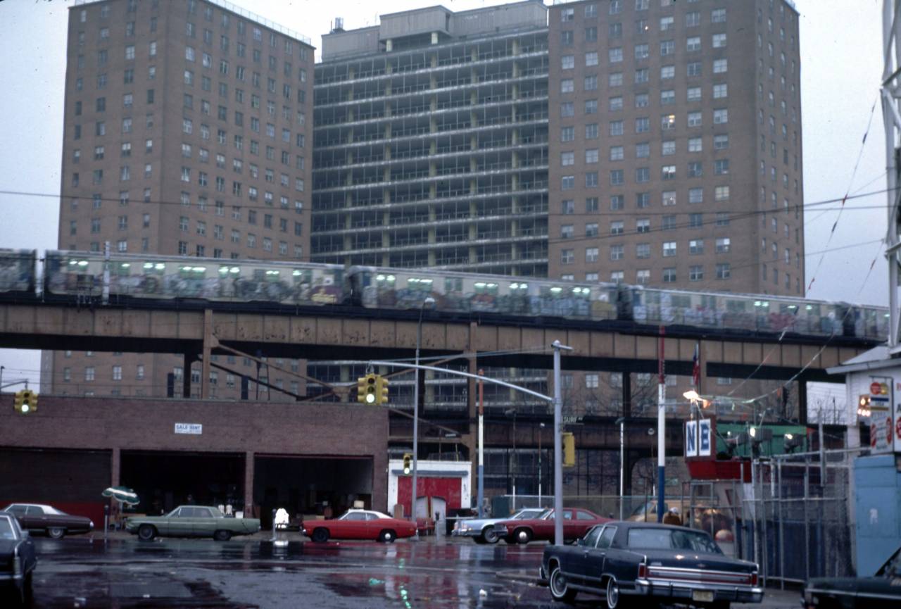 New York 1979 elevated train