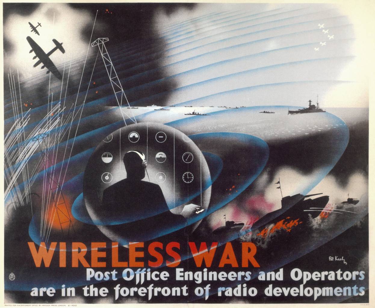 Pat Keely. Wireless War. 1943 Patrick Cokayne Keely