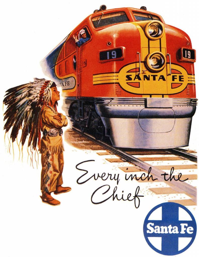 Santa Fe Railway Poster, 1948