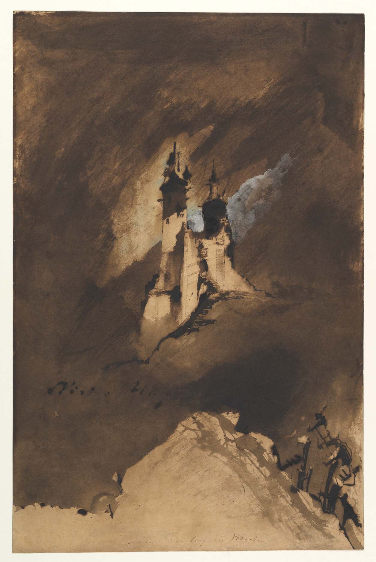 Victor Hugoâ€™s Blotto Drawings In Coal, Dust And Blood (1848-1866