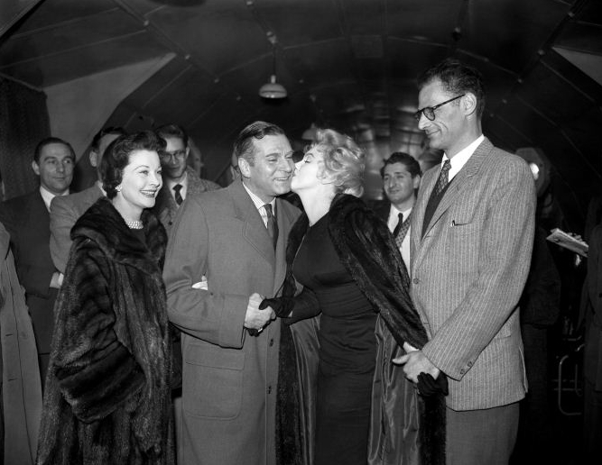 Vivien, Larry, Marilyn and Arthur 1956