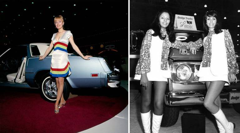 Sirens of Chrome: The Fabulous Models of Vintage Auto Shows - Flashbak