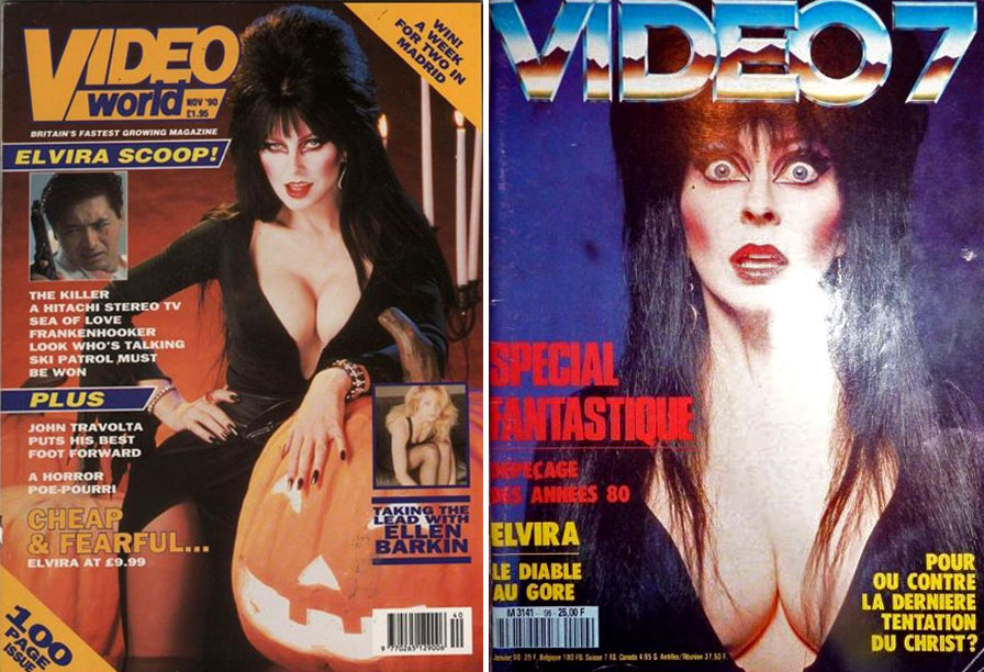 elvira magazine covers