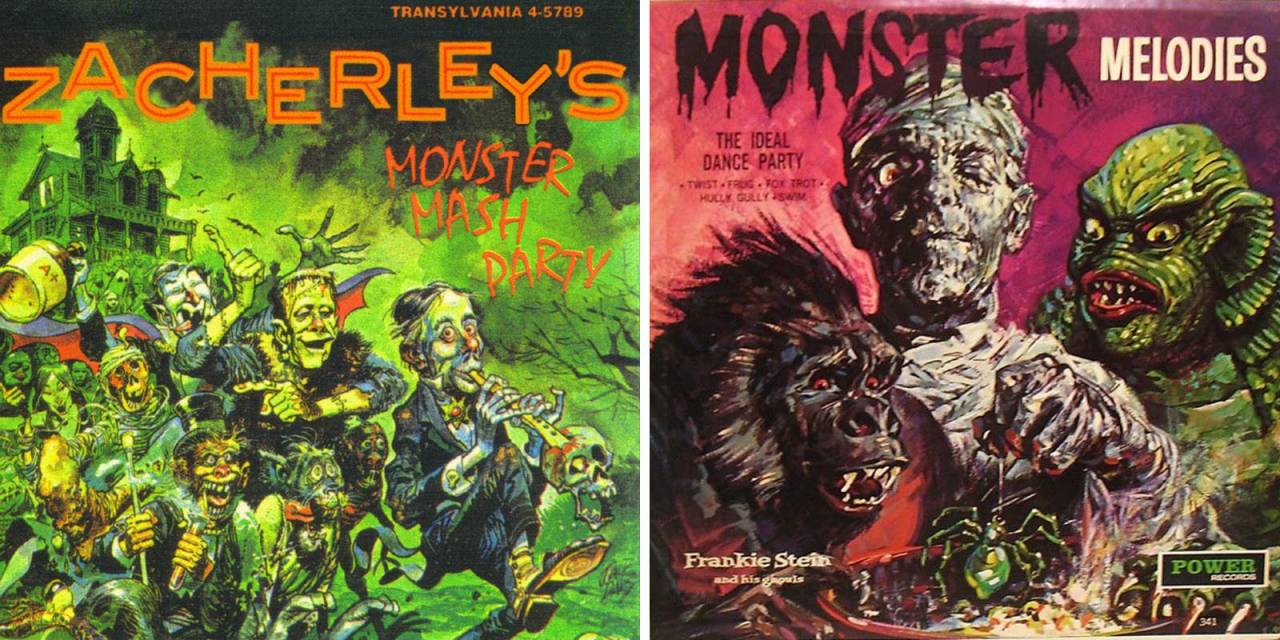 vintage horror novelty record