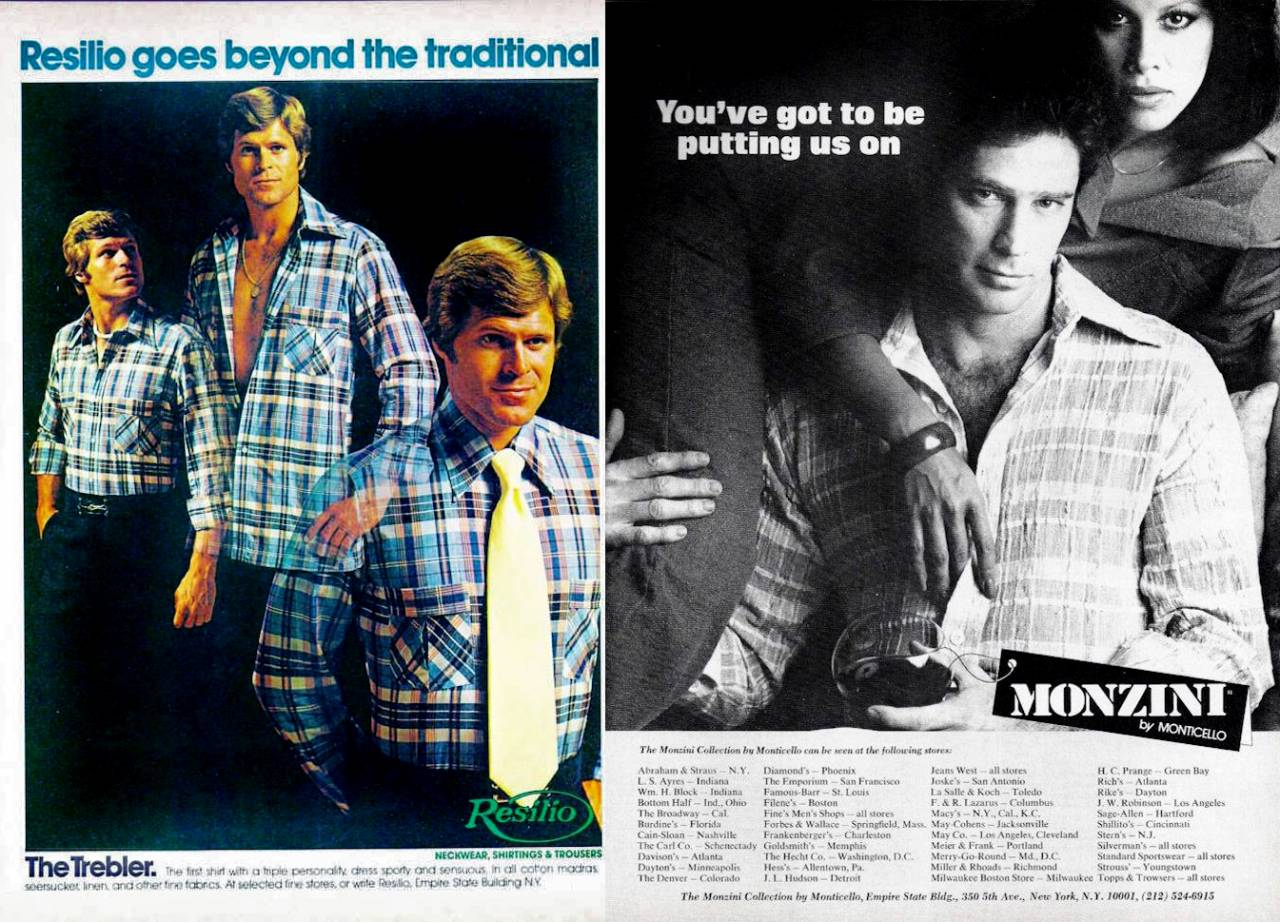 The Polyester Splendor of 1970s Men's Fashion Advertising - Flashbak