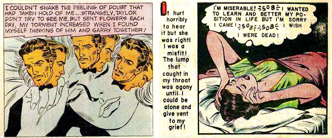 vintage romance comic