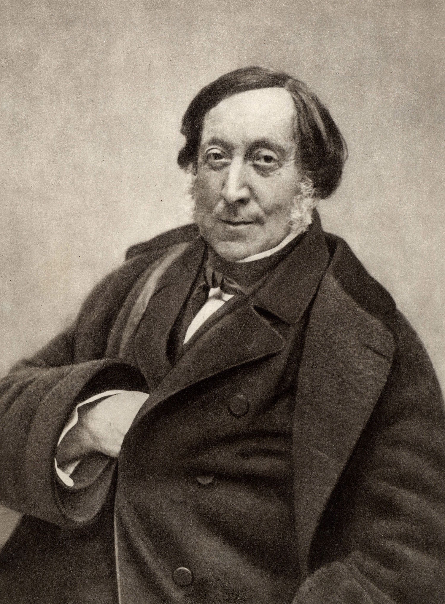 Gioachino (Antonio) Rossini (1792-1868) Italian composer. From a photograph by Nadar, pseudonymn of Gaspard-Felix Tournachon (1820-1910).