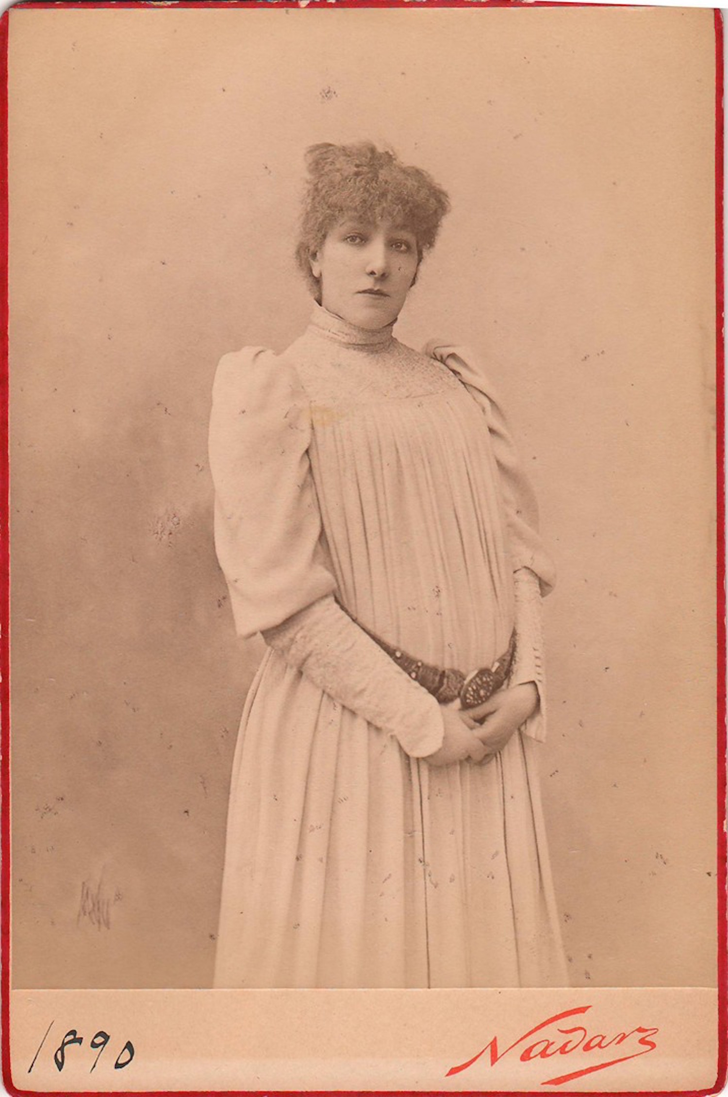Sarah Bernhardt, photograph by Nadar,