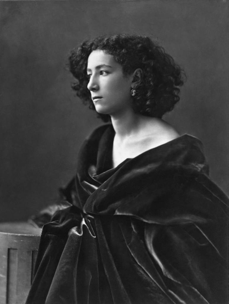 Sarah Bernhardt, photograph by Nadar, about 1864