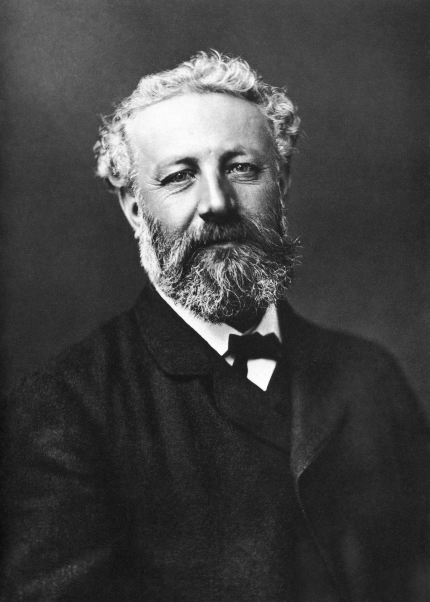 Jules Verne Felix Nadar, c.1860 (b/w photo) by Nadar, (Gaspard Felix Tournachon) (1820-1910)