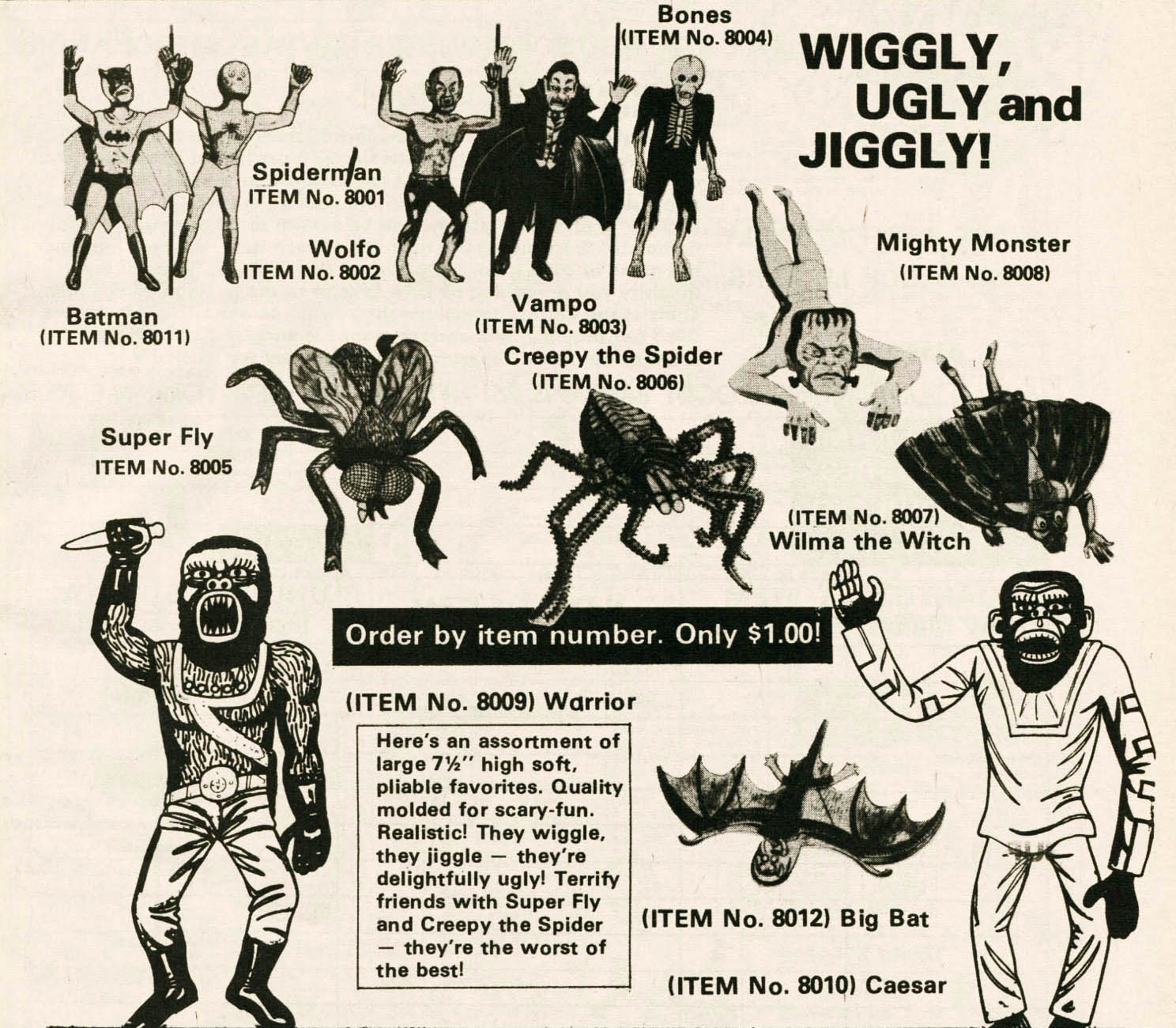 vintage monster advert