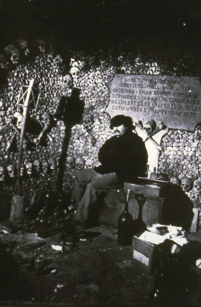 Nadar in the catacombs, Paris