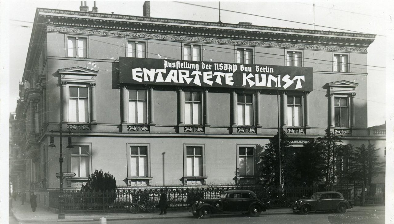 The "Degenerate Art" exhibition building in Berlin, 1938