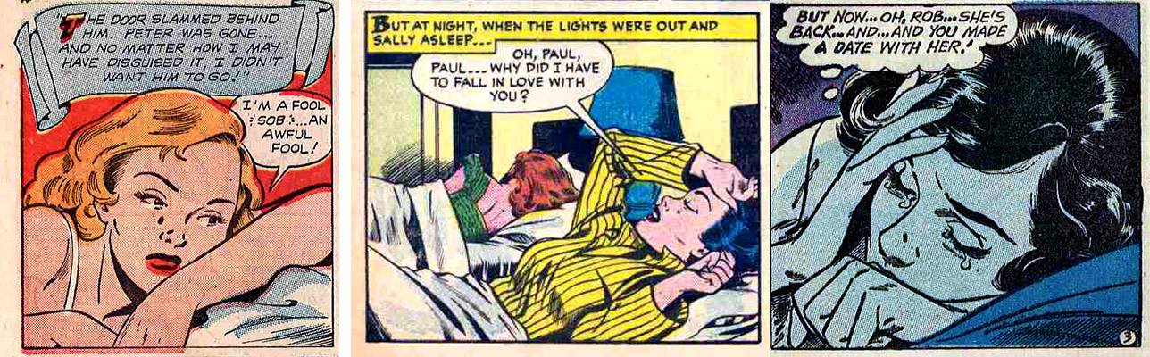 vintage romance comics