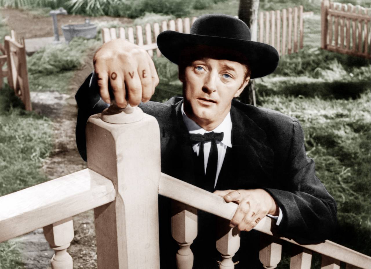 THE NIGHT OF THE HUNTER, Robert Mitchum, 1955 THE NIGHT OF THE HUNTER, Robert Mitchum, 1955