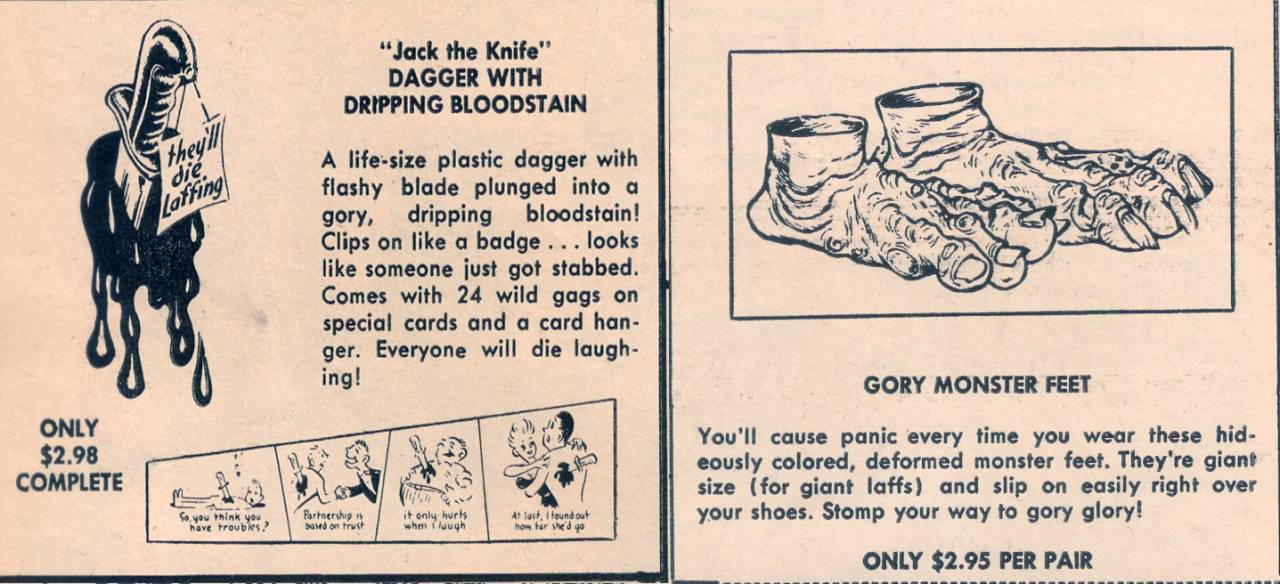 vintage monster magazine advert