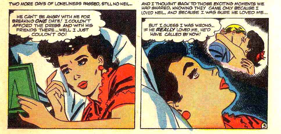 Fear And Self Loathing In Romance Comics Flashbak