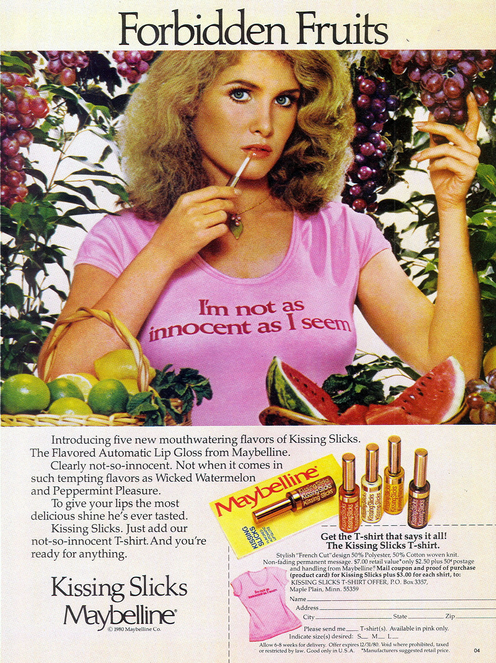 vintage lipstick advert