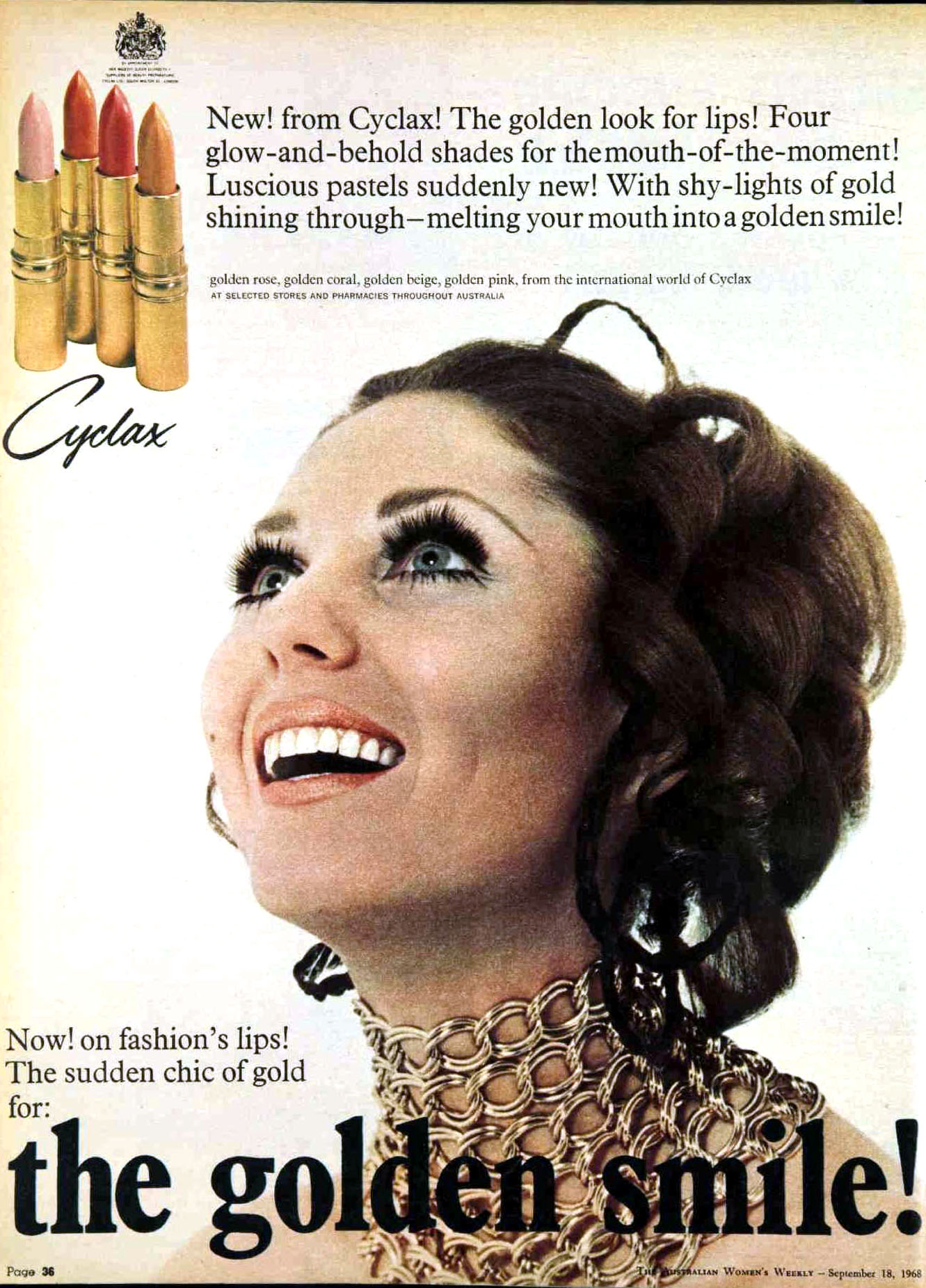 High-Gloss and Hot Pink: Lipstick Adverts from the 1960s 