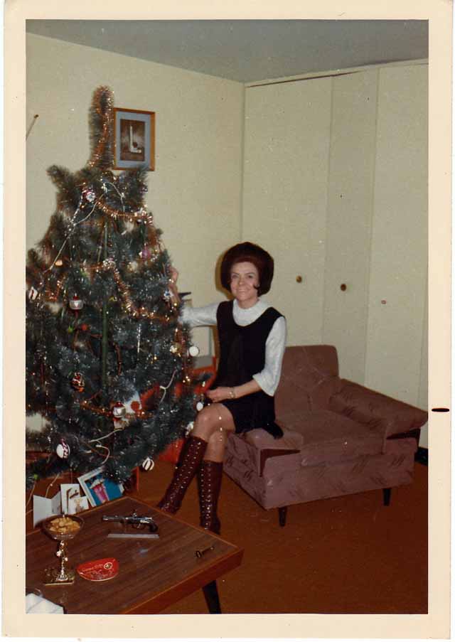 Mid Century Women Enjoying Aluminum Christmas Trees Flashbak