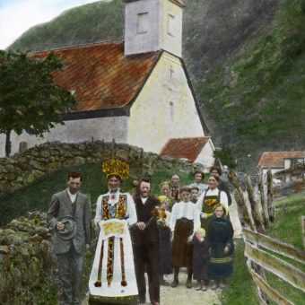 Lantern Slides Of Tourists And Destinations In Norway At The End Of The 19th Century