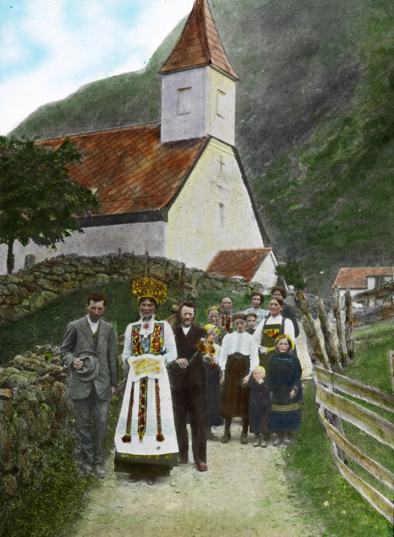Lantern slides 19th century - the fjords of Norway