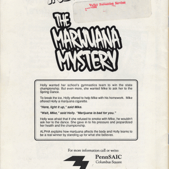 The Marijuana Mystery: A 1991 Anti-Drugs Comic