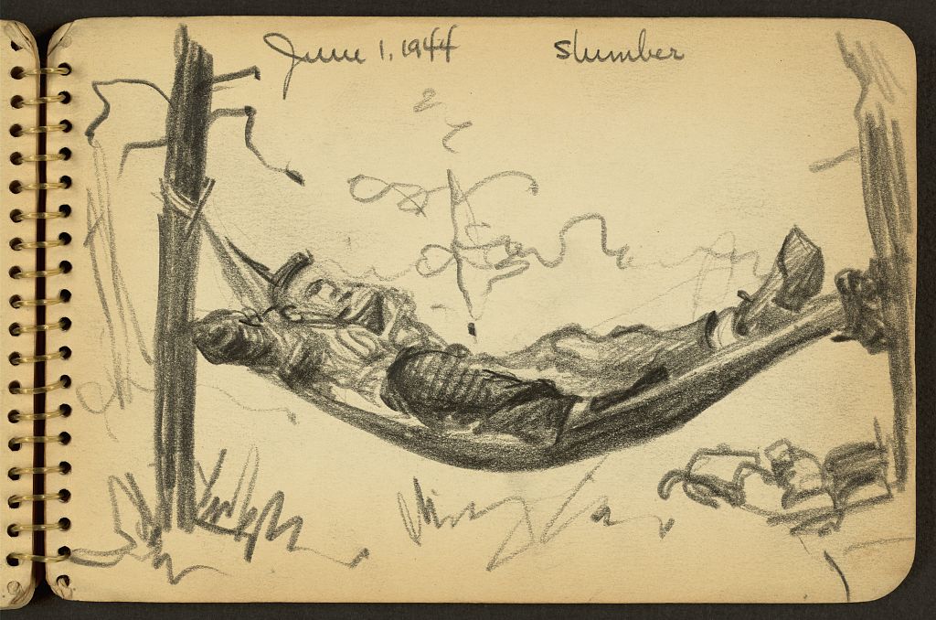 Victor A. Lundy's World War 2 Sketchbook - Flashbak