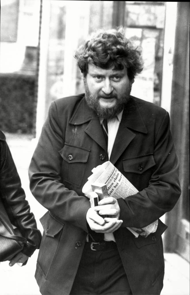 Miners' Editor Maurice Jones Outside Court Today After Being Fined For Using Threatening Behaviour On The Grunwick Picket Line.