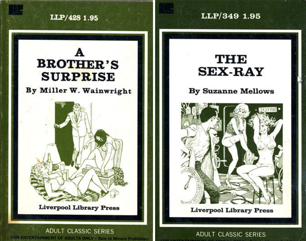 Adult Sex Book Covers - The Sick, Sick World of Liverpool Library Press - Flashbak