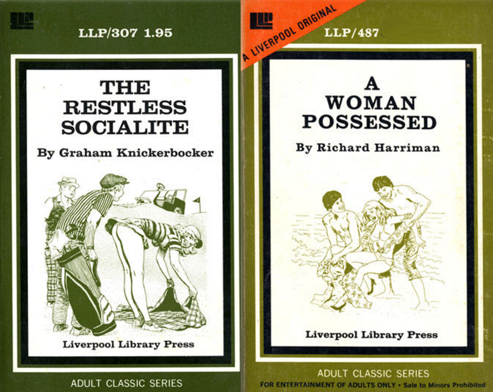 Publishers of vintage sex novels