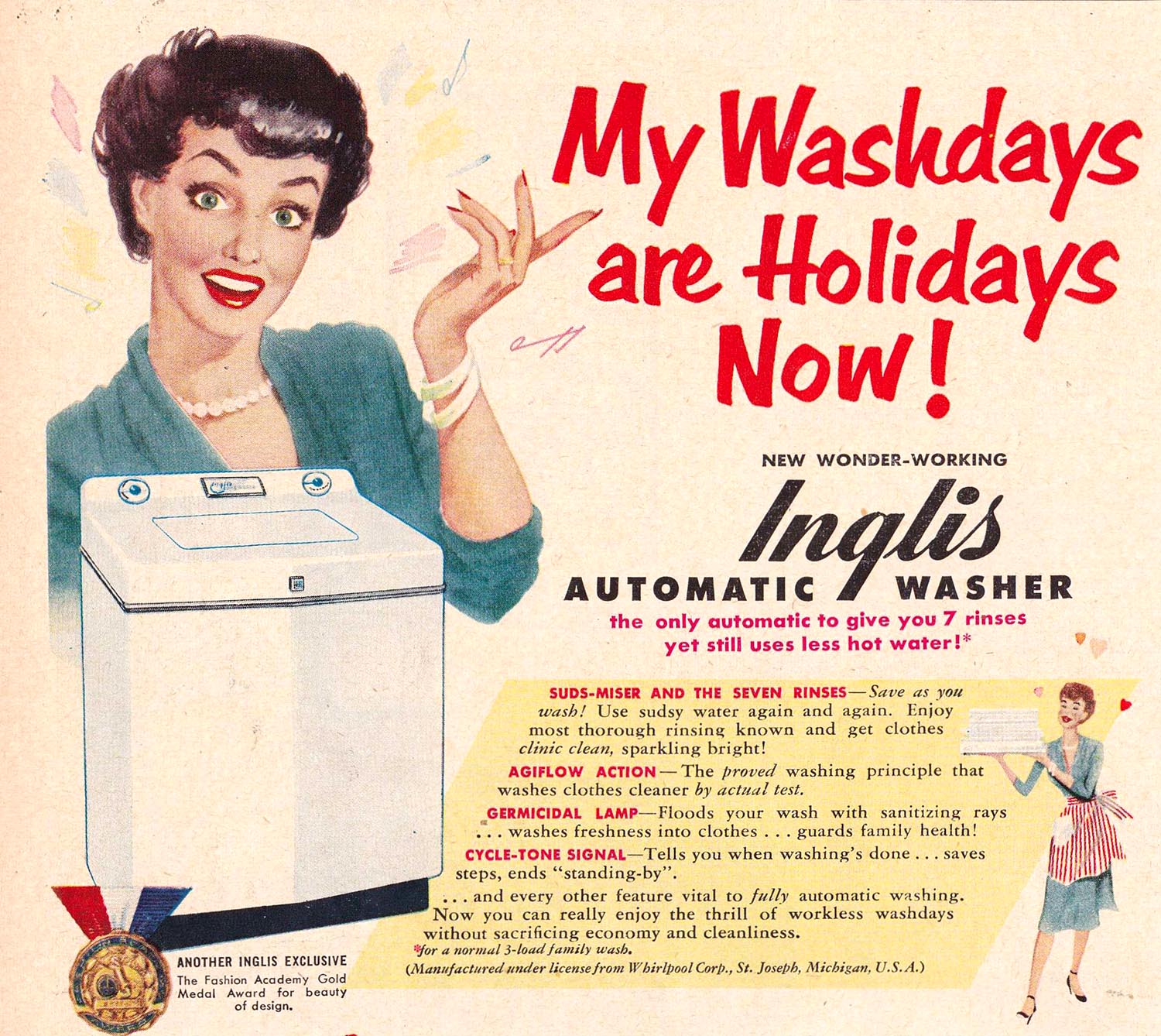 Image result for 1950s advert