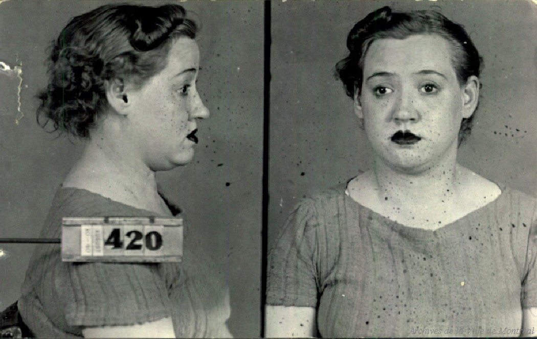 Montreal police 1940 crime prostitutes sex