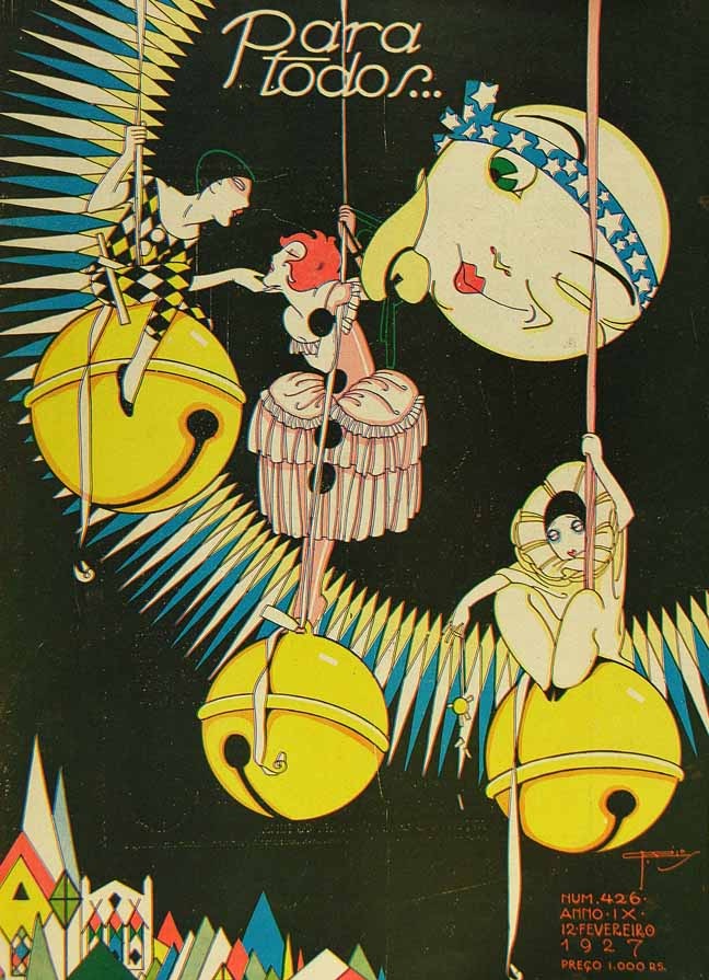 Para Todos Covers: Brazil&#039;s Gorgeous 1920s Art Deco Style Magazine