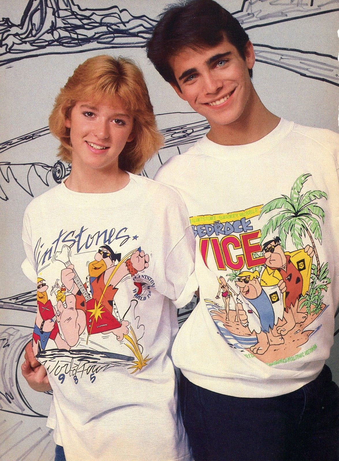 his-and-her-flintstones-tshirts