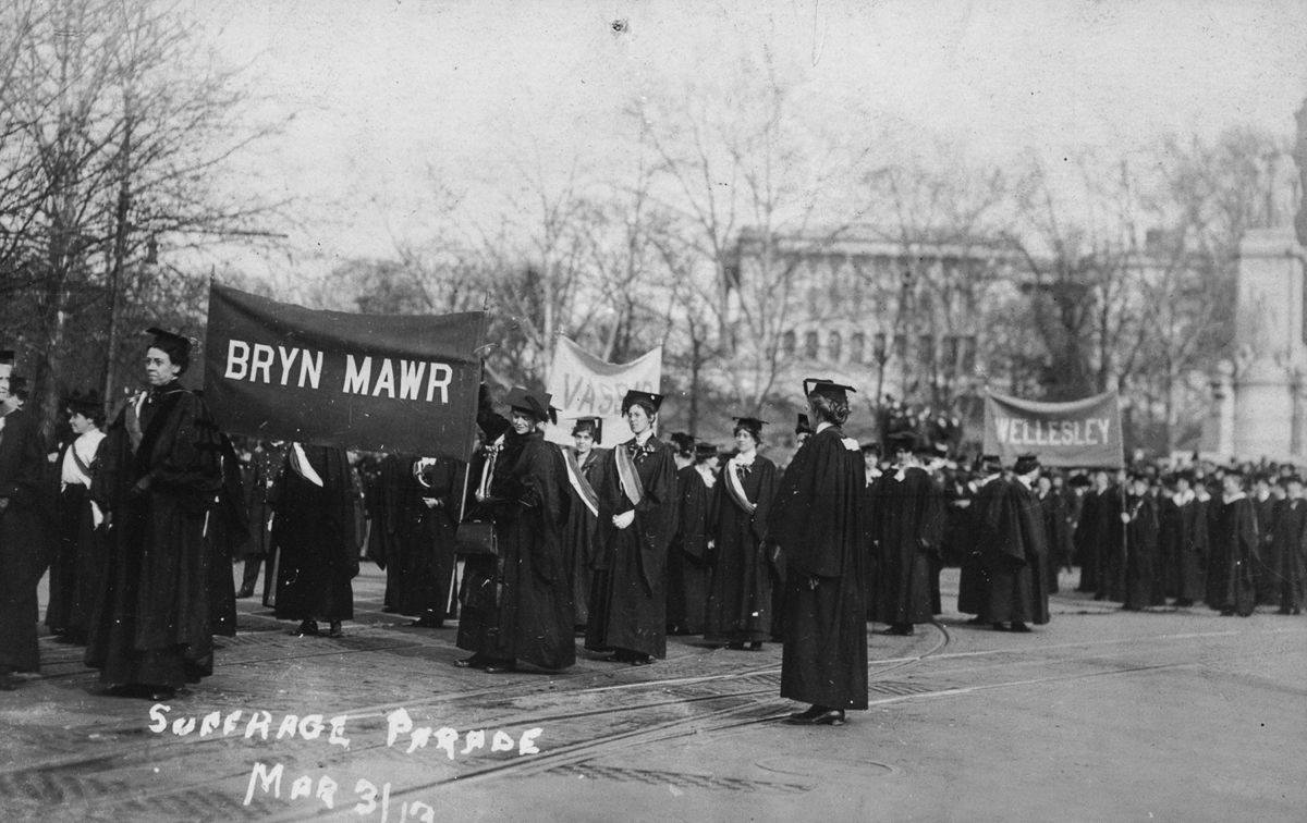 March 3, 1913 suffrage women march washington