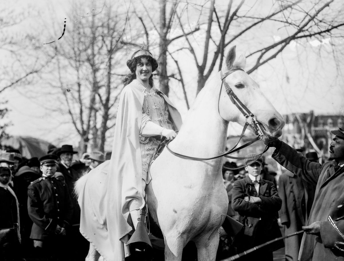 March 3, 1913 suffrage women march washington