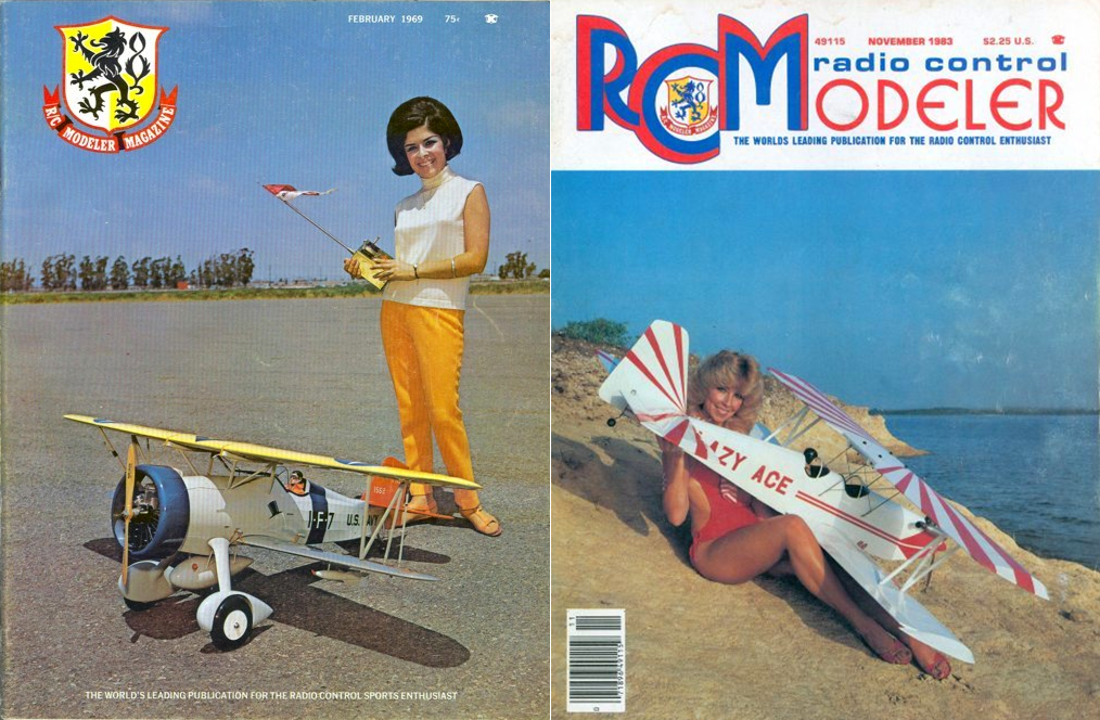 Cover Girls of Model Airplane Magazines of the 1960s1990s Flashbak