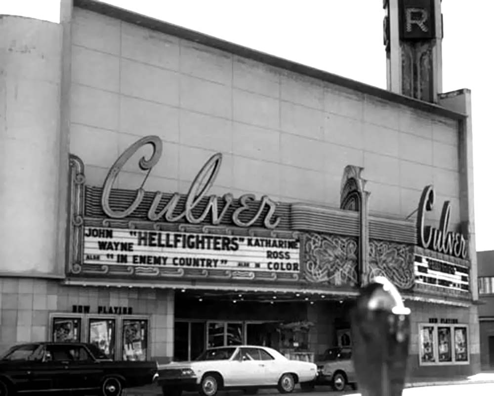 marquee vintage scene